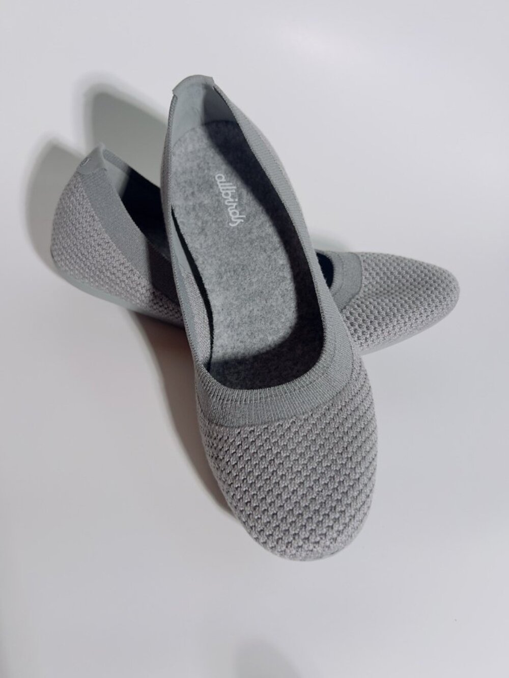 Allbirds Tree Breezers Women’s Size 7 Gray Knit Flats - Picture 3 of 12